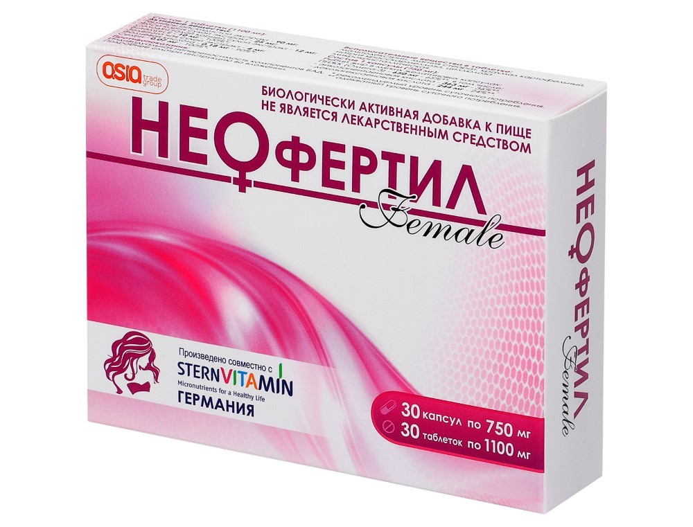 НЕОФЕРТИЛ FEMALE 60 шт. КАПС+ТАБЛ НЕОФЕРТИЛ FEMALE 60 шт. КАПС+ТАБЛ