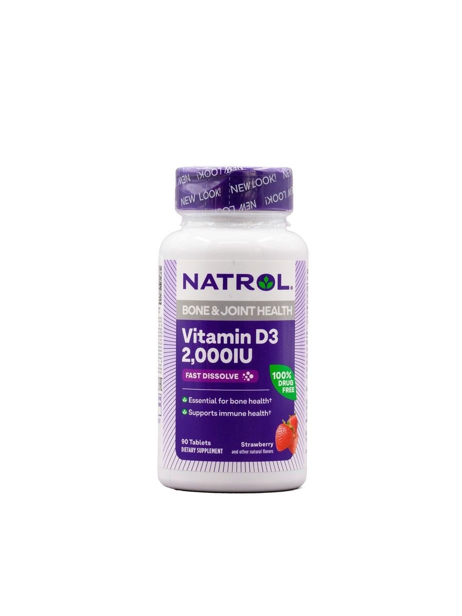 Natrol Вит Д32000МЕ №60 быстро раств.табл