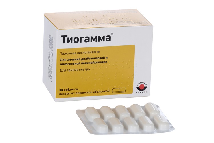 ТИОГАММА 0,6N 30 ТАБЛ П/О ТИОГАММА 0,6N 30 ТАБЛ П/О