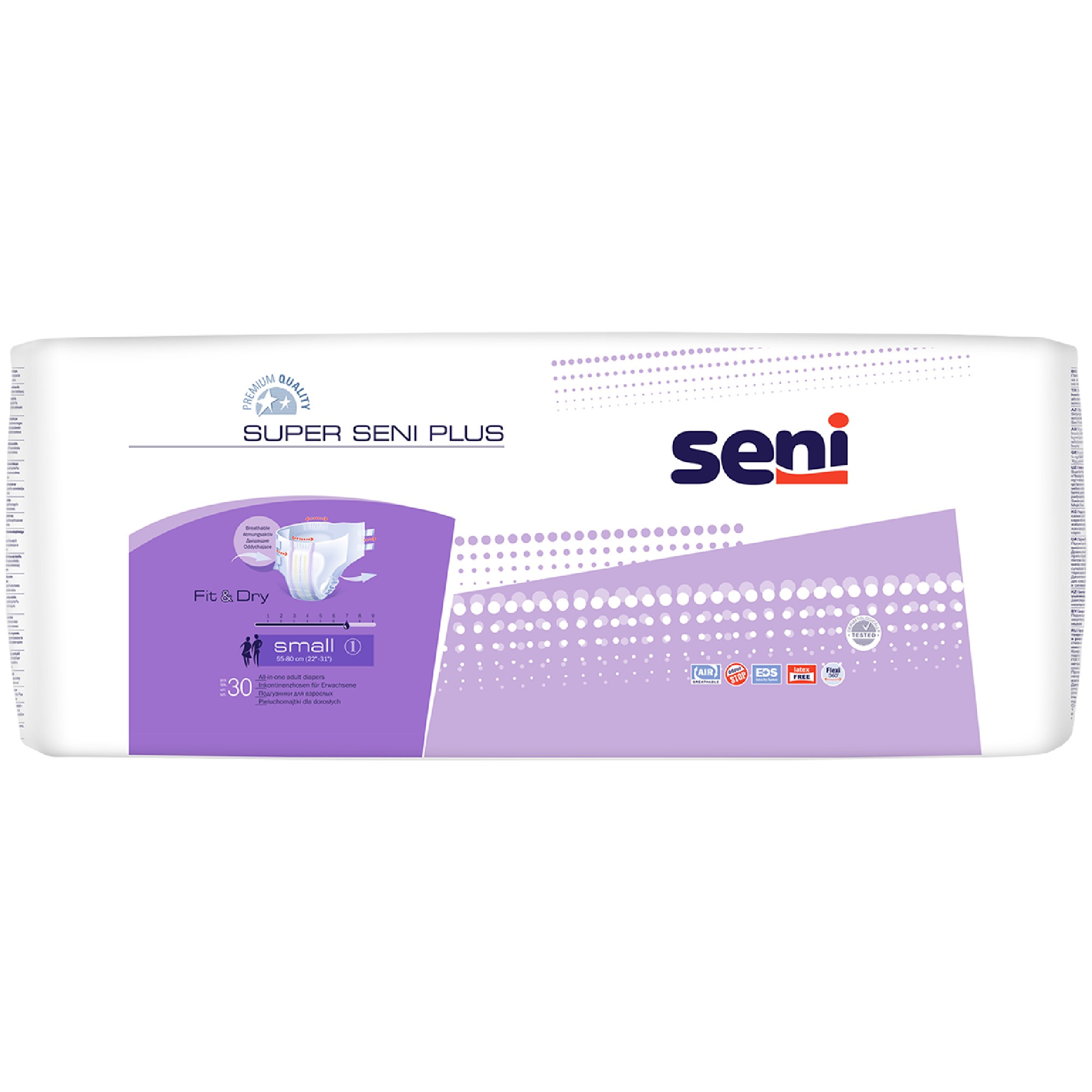 ПОДГУЗНИКИ ВЗРОСЛЫЕ СЕНИ (SENI) Super Plus Air S 30 шт. ПОДГУЗНИКИ ВЗРОСЛЫЕ СЕНИ (SENI) Super Plus Air S 30 шт.