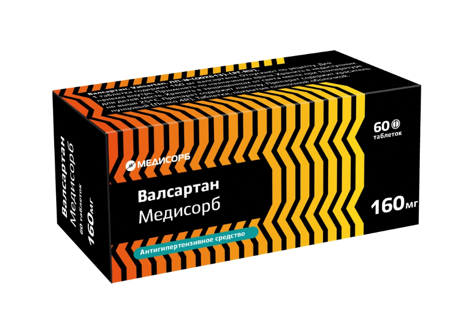 ВАЛСАРТАН таб п/об 80мг 30 шт.