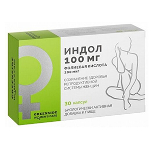 ИНДОЛ+ФОЛИЕВАЯ КИСЛОТА капс. 400мг 30 шт.