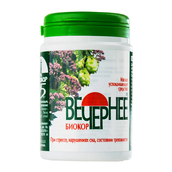 ГЛИЦИН БИОКОР С ВИТАМИНАМИ В1 И В6 таб 60 шт.